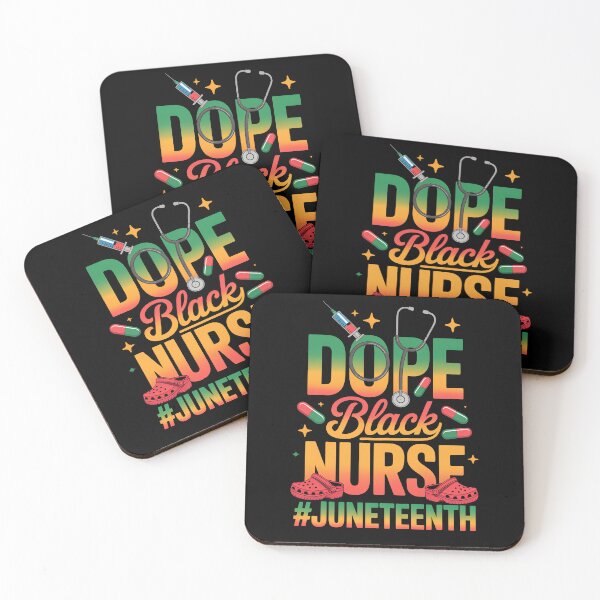 Item preview, Dope Black Nurse Juneteenth  designed and sold by jkrphoto.