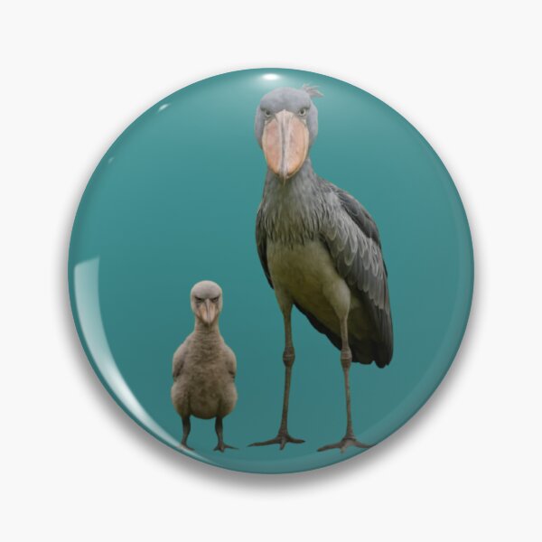 Item preview, Shoebill bird (blue) designed and sold by SillyFun.