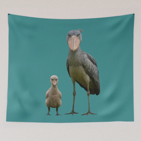 Item preview, Shoebill bird (blue) designed and sold by SillyFun.