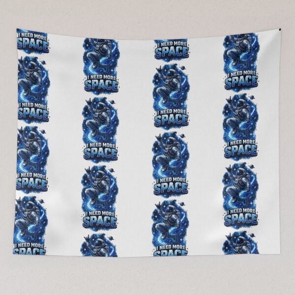 Item preview, I Need More Space Astronaut – Galaxy Streetwear Design designed and sold by JoeyBlackLabel.