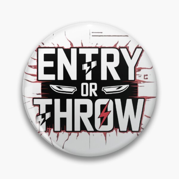 Item preview, ENTRY OR THROW Valorant T-Shirt | Edgy Toxic Gamer Tee designed and sold by Abhi0.
