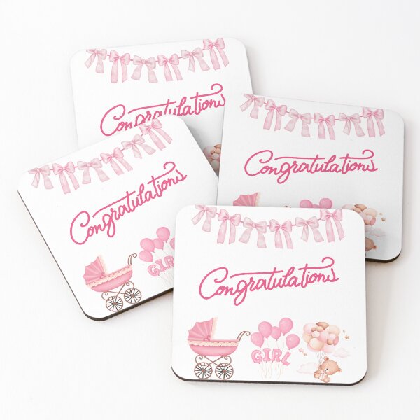 Item preview, Congratulations, it's a girl! designed and sold by FunSticky14.