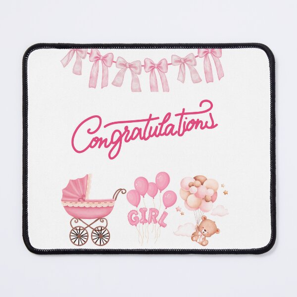 Item preview, Congratulations, it's a girl! designed and sold by FunSticky14.