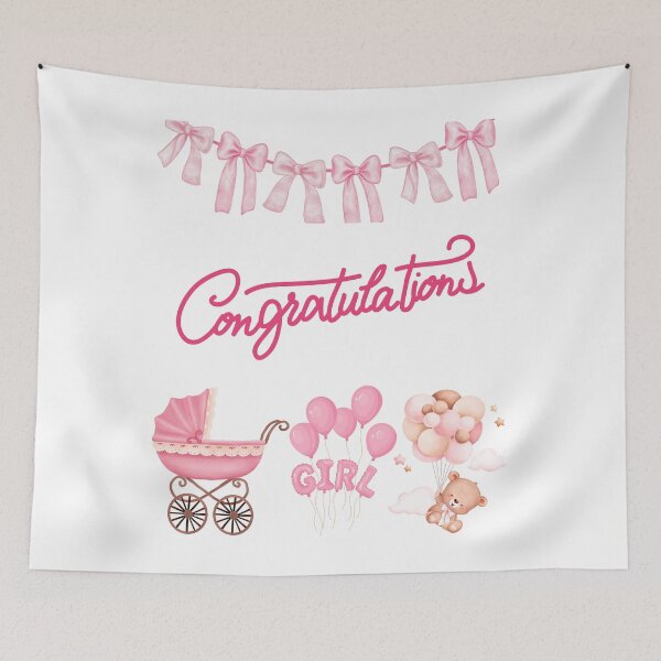 Item preview, Congratulations, it's a girl! designed and sold by FunSticky14.