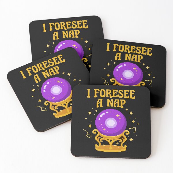 Item preview, I Foresee A Nap - Funny Pixel Art Psychic Crystal Ball designed and sold by artistastshirt.