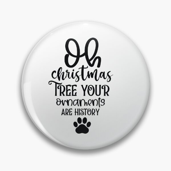 Item preview, Oh Christmas Tree Ornaments Are History - Funny Cat Holiday Gift designed and sold by FuzionRaptor.