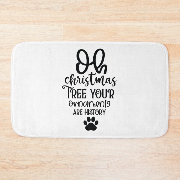 Item preview, Oh Christmas Tree Ornaments Are History - Funny Cat Holiday Gift designed and sold by FuzionRaptor.