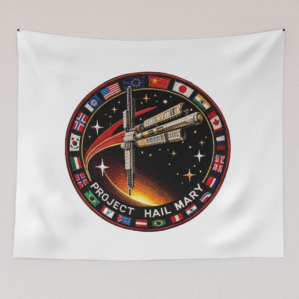 Item preview, Project Hail Mary Space Mission Patch designed and sold by hesjustken.