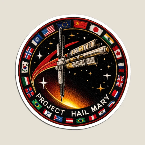 Project Hail Mary Space Mission Patch