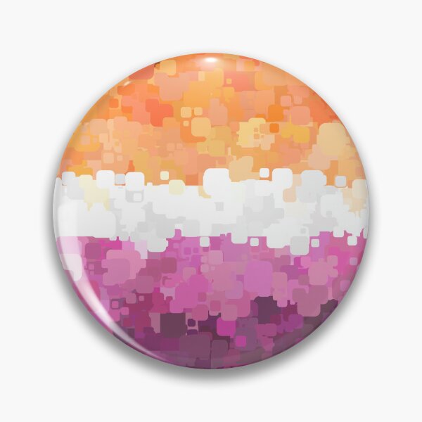 Item preview, Groovy Trippy Abstract Lesbian Pride Flag designed and sold by Chaos Queery.