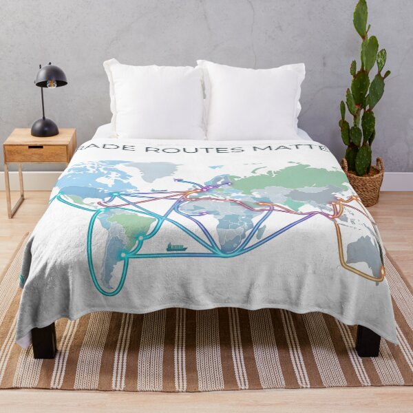 Item preview, transporte marítimo, comercio oceánico, rutas comerciales, comercio mundial, petróleo crudo designed and sold by TrueArtVibes.