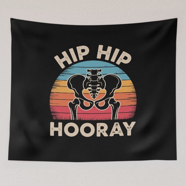 Item preview, Hip Hip Hooray Hip Surgery Recovery Vintage designed and sold by lonaarts8.