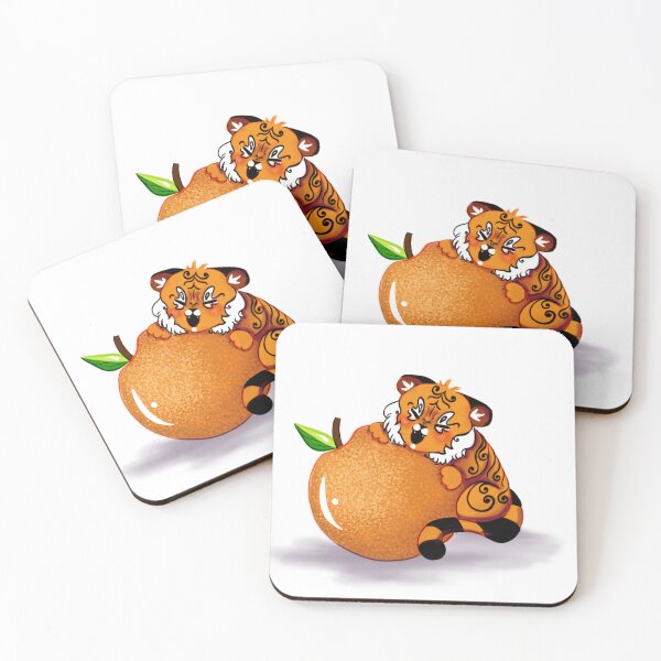 Item preview, orange tiger  designed and sold by PotatoZindagi.