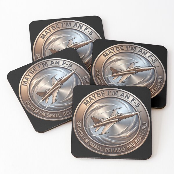 Item preview, F-5 Tiger II Small Reliable Old Fighter Jet Tactical Humor Emblem designed and sold by ArtDreams92.