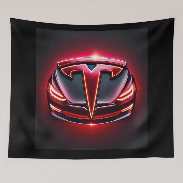 Item preview, tesla logo art designed and sold by TEEJAMBOREE.