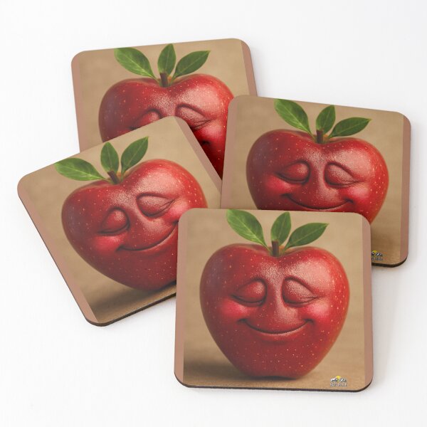 Item preview, Peaceful Apple With a Gentle Smile designed and sold by NOMISKISAW.