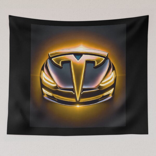 Item preview, tesla logo art designed and sold by TEEJAMBOREE.
