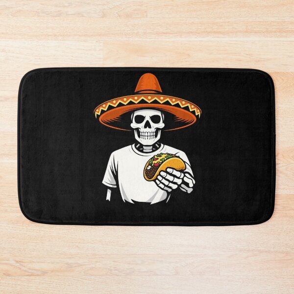 Item preview, Skeleton Eating Tacos Cinco De Mayo Fiesta Mexican Festival designed and sold by BHMARTS.