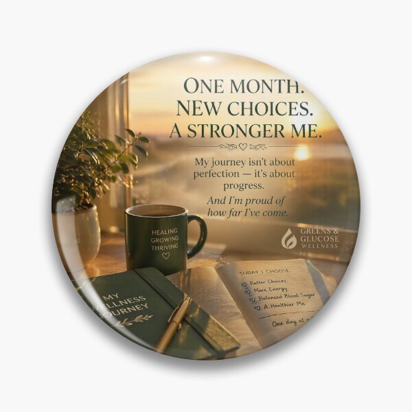 Item preview, Journey of Health designed and sold by GreensnGlucose.