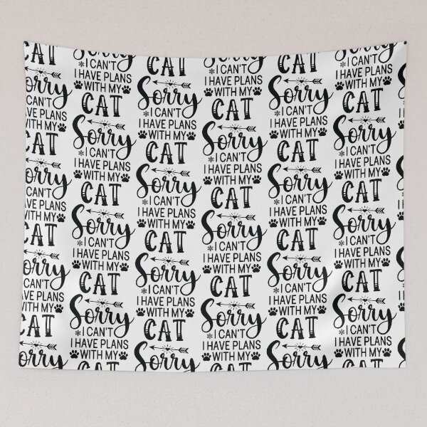 Item preview, Sorry I Have Plans With My Cat Christmas - Funny Holiday Gift designed and sold by FuzionRaptor.