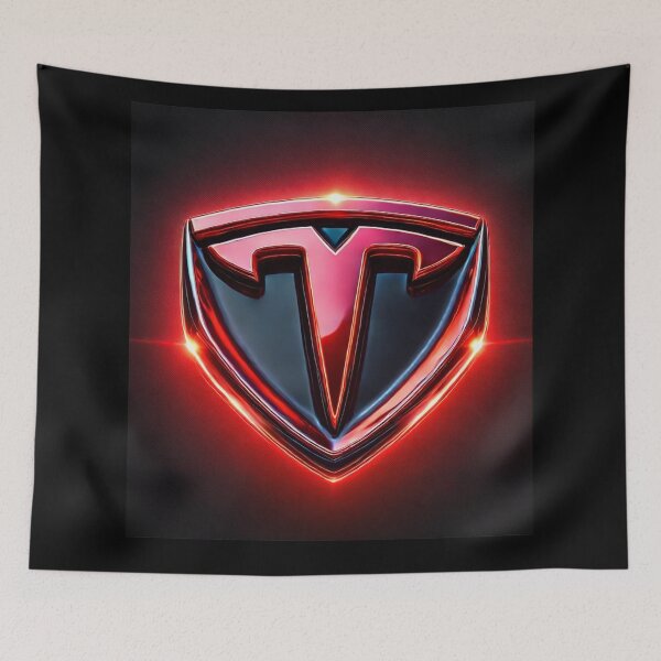 Item preview, tesla logo art designed and sold by TEEJAMBOREE.