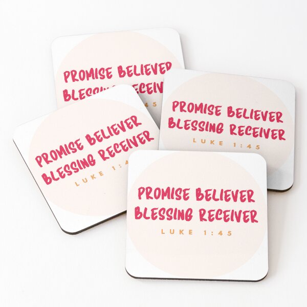 Item preview, Promise Believer, Blessing Receiver (Luke 1:45) designed and sold by tonihammer.