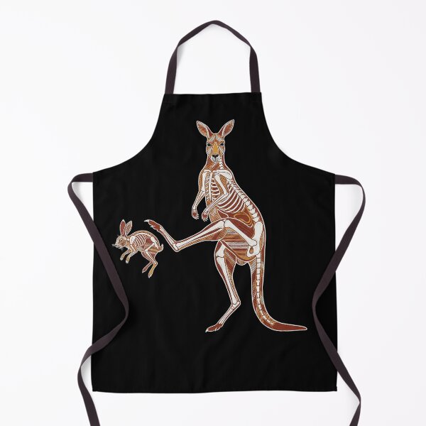Item preview, Native Justice: Vintage Kangaroo Kicking Rabbit Print designed and sold by FreiherrPK.