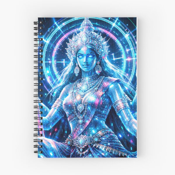 Item preview, Durga Trident — Hindu God Art | Cyberpunk designed and sold by CosmicLotusArt.