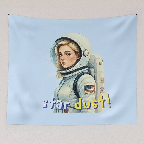 Item preview, Astronaut and Star Dust - Galaxy Space Art designed and sold by PriyaMagic.