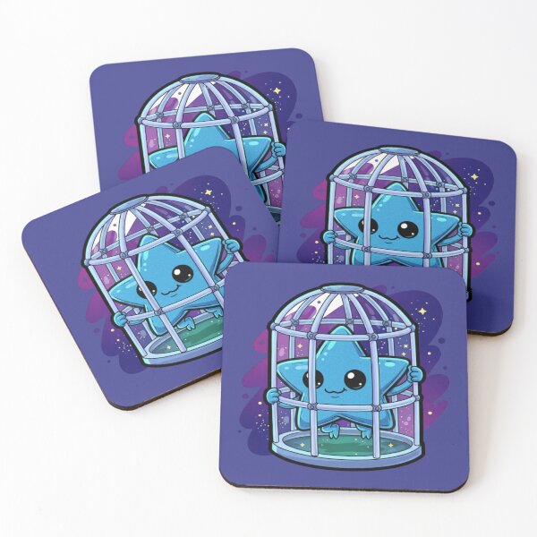 Item preview, Kawaii Blue Star Galaxy Cage Aesthetic designed and sold by PrintBreeze.