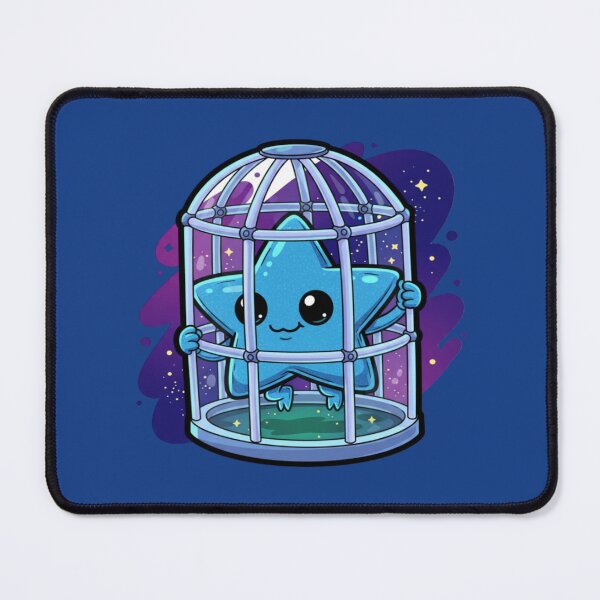 Item preview, Kawaii Blue Star Galaxy Cage Aesthetic designed and sold by PrintBreeze.