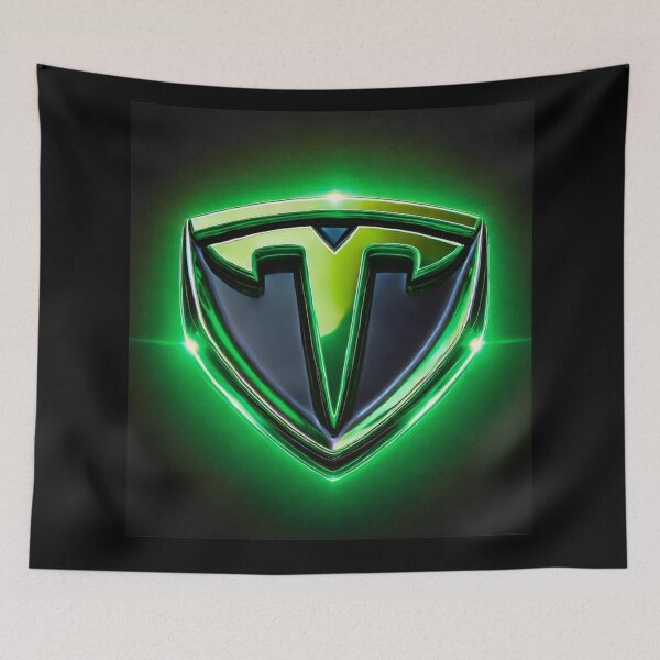 Item preview, tesla logo art designed and sold by TEEJAMBOREE.