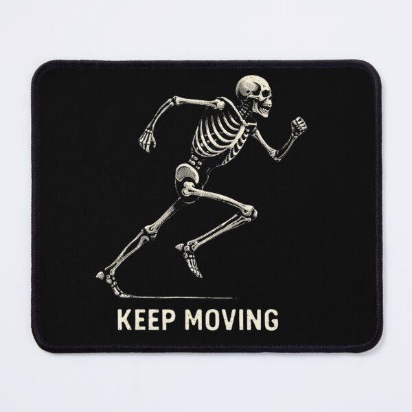 Item preview, Keep Moving - Skeleton Runner Sprint Art designed and sold by EXILE Art Co.