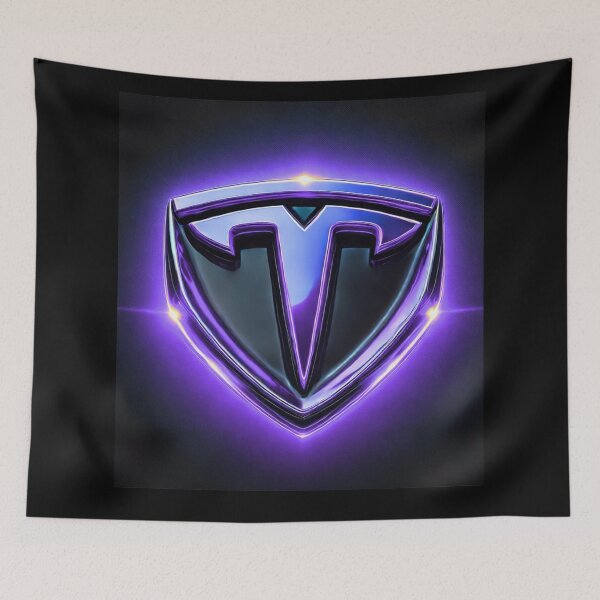 Item preview, tesla logo art designed and sold by TEEJAMBOREE.