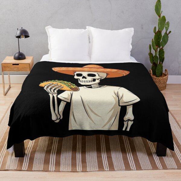 Item preview, Skeleton Eating Tacos Cinco De Mayo Fiesta Mexican Festival designed and sold by BHMARTS.