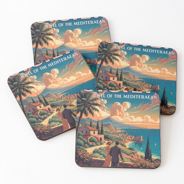 Item preview, SICILY Travel Poster designed and sold by Robert Lacy.