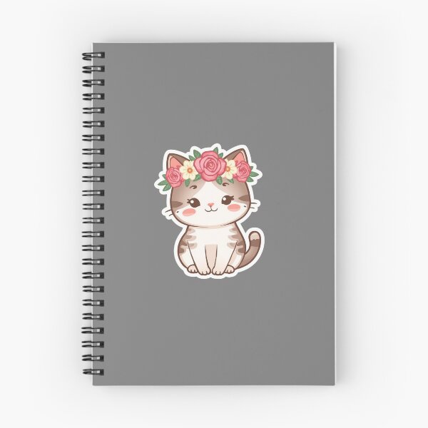 Item preview, Cute Smiling Waving Cat Sticker PNG | Kawaii Kitty Design designed and sold by AnimalBloomLab.