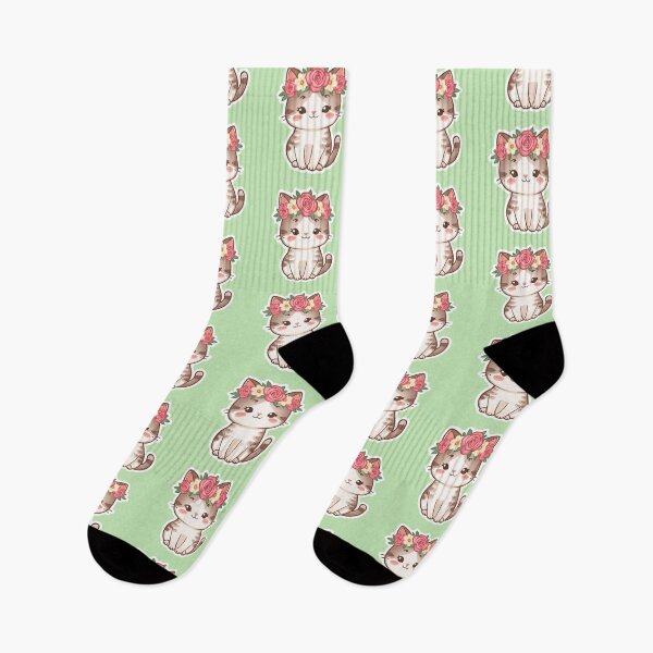 Item preview, Cute Smiling Waving Cat Sticker PNG | Kawaii Kitty Design designed and sold by AnimalBloomLab.