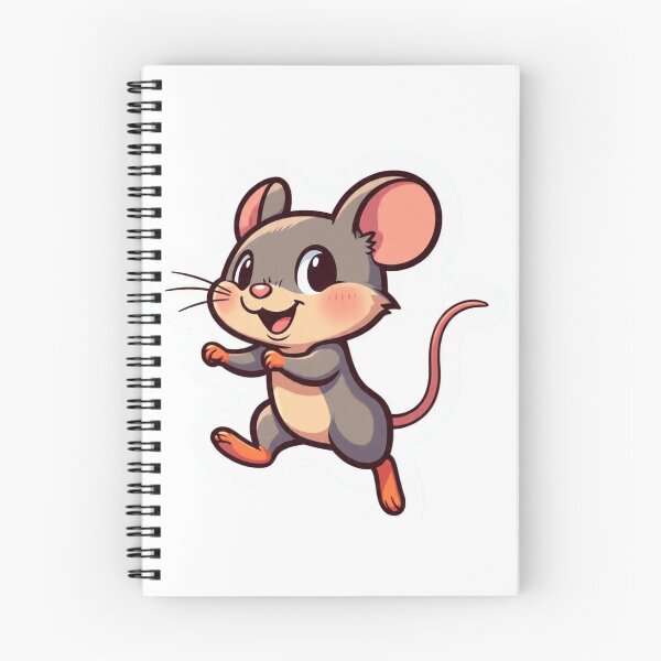 Item preview, Cute Happy Cartoon Mouse Fun Animal Art designed and sold by Hafcishop.