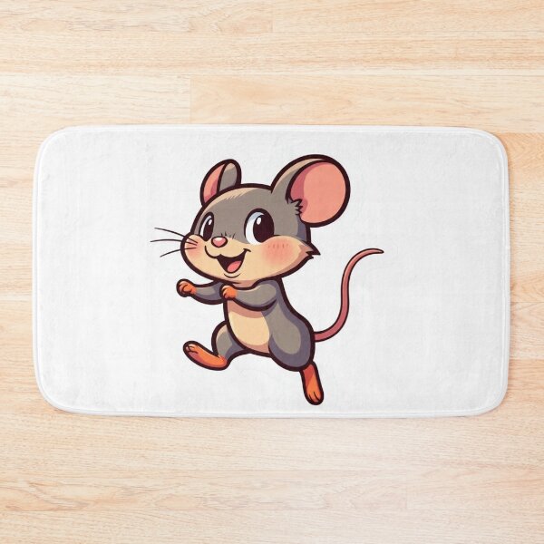Item preview, Cute Happy Cartoon Mouse Fun Animal Art designed and sold by Hafcishop.