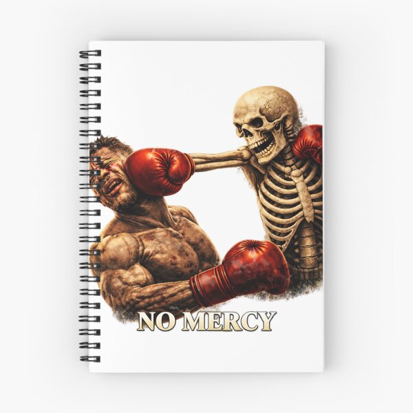 Item preview, No Mercy - Skeleton vs Human Boxing Match designed and sold by EXILE Art Co.