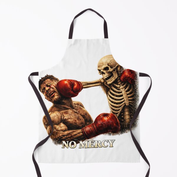 Item preview, No Mercy - Skeleton vs Human Boxing Match designed and sold by EXILE Art Co.