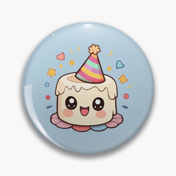 Item preview, Cute cartoonist birthday cake character designed and sold by maulaniism.