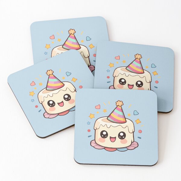 Item preview, Cute cartoonist birthday cake character designed and sold by maulaniism.