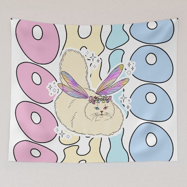 Item preview, Columbus Ohio Retro Fairy Cat designed and sold by Blupunk.