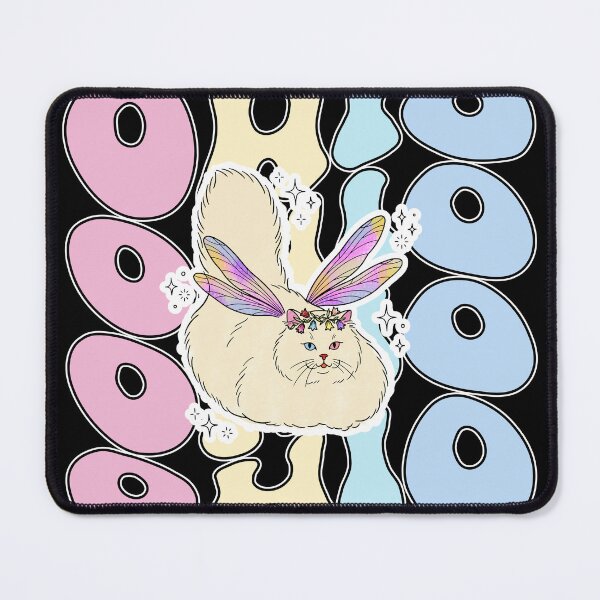 Item preview, Columbus Ohio Retro Fairy Cat On Black designed and sold by Blupunk.