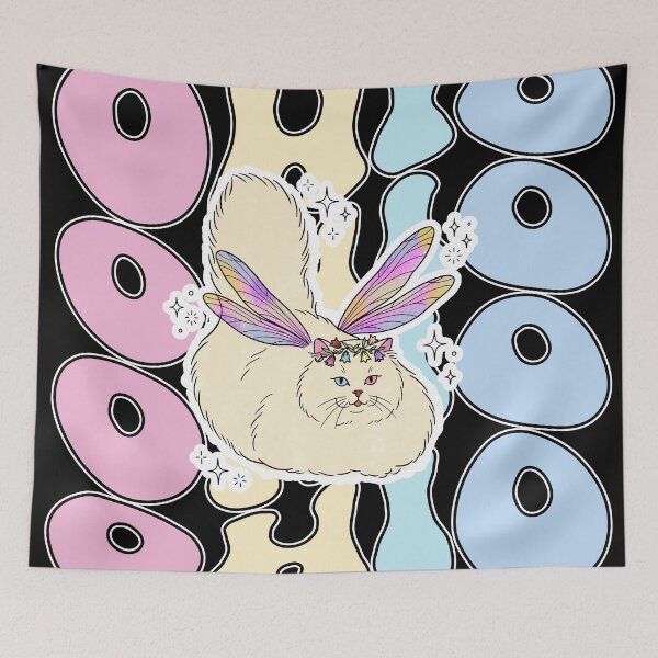 Item preview, Columbus Ohio Retro Fairy Cat On Black  designed and sold by Blupunk.