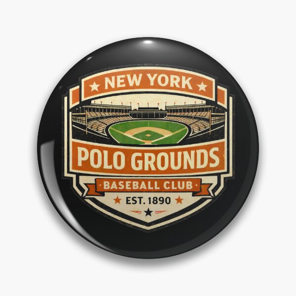 Item preview,  New York Polo Grounds Retro Baseball Stadium Badge designed and sold by GhostDawgs.