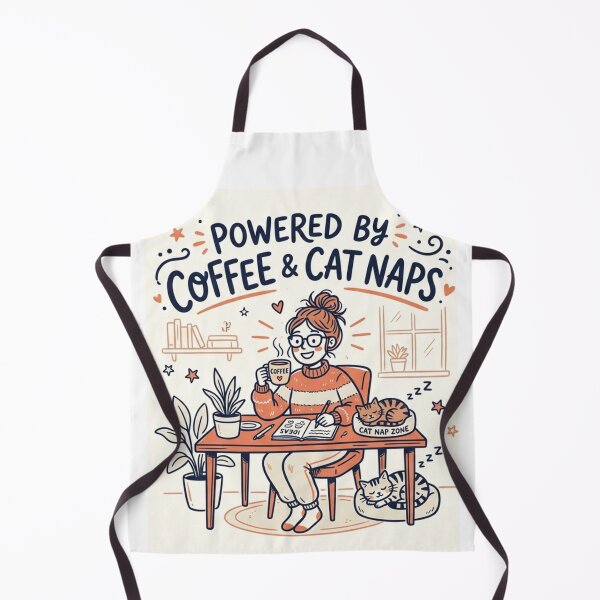 Item preview, Powered by Coffee & Cat Naps designed and sold by PlottyGuy.