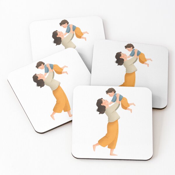 Item preview, Mother and Child Bond Illustration Mother's Day designed and sold by BigStar-Cart.